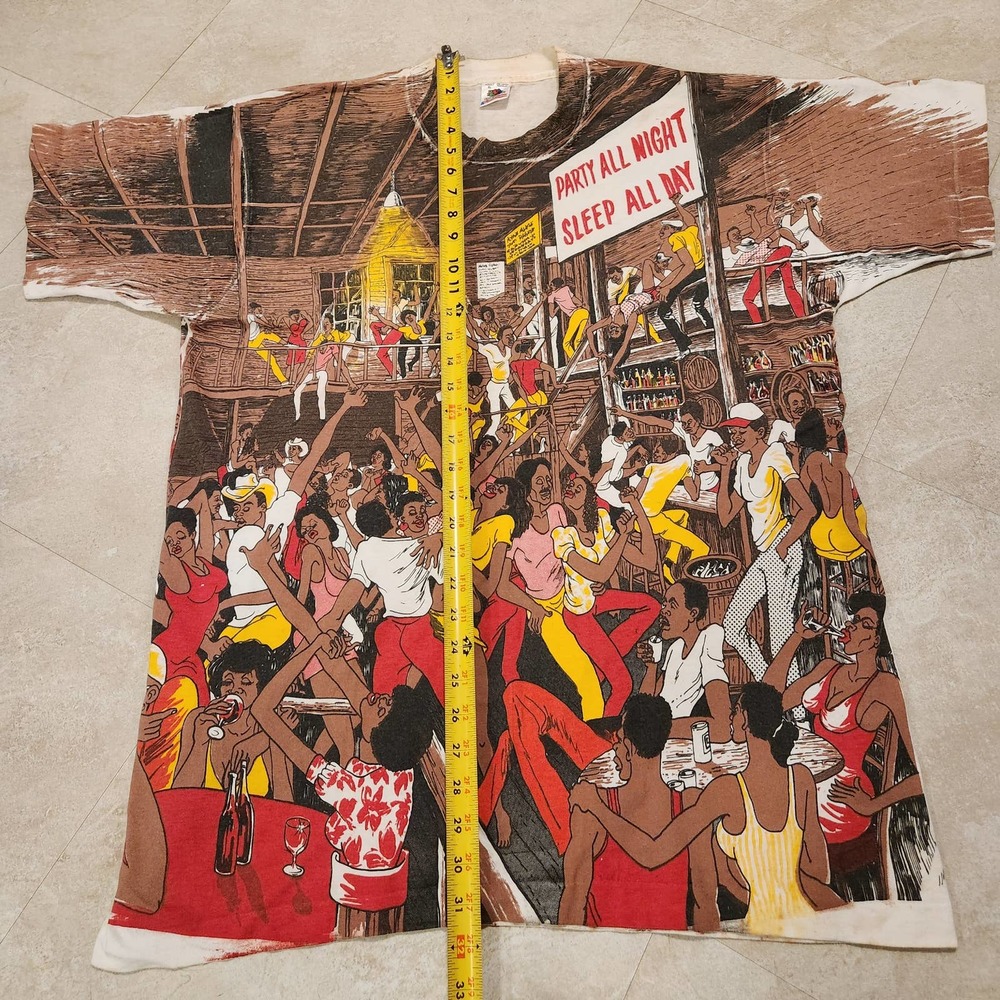 Vintage Marvin Gaye T Shirt XL Sugar Shack All Over Print Rap Tee T Shirt - Picture 5 of 11